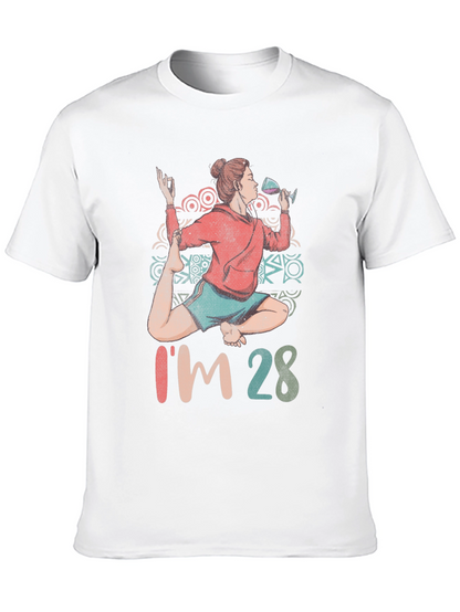Yoga & Wine T-Shirt - Im 28 Graphic Tee