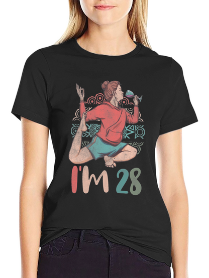 Yoga & Wine T-Shirt - Im 28 Graphic Tee