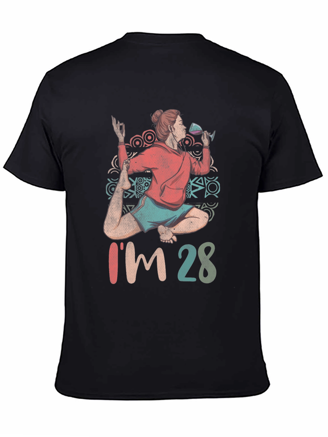 Yoga & Wine T-Shirt - Im 28 Graphic Tee