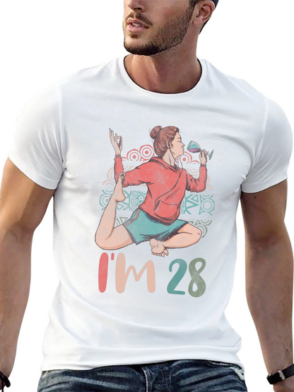 Yoga & Wine T-Shirt - Im 28 Graphic Tee