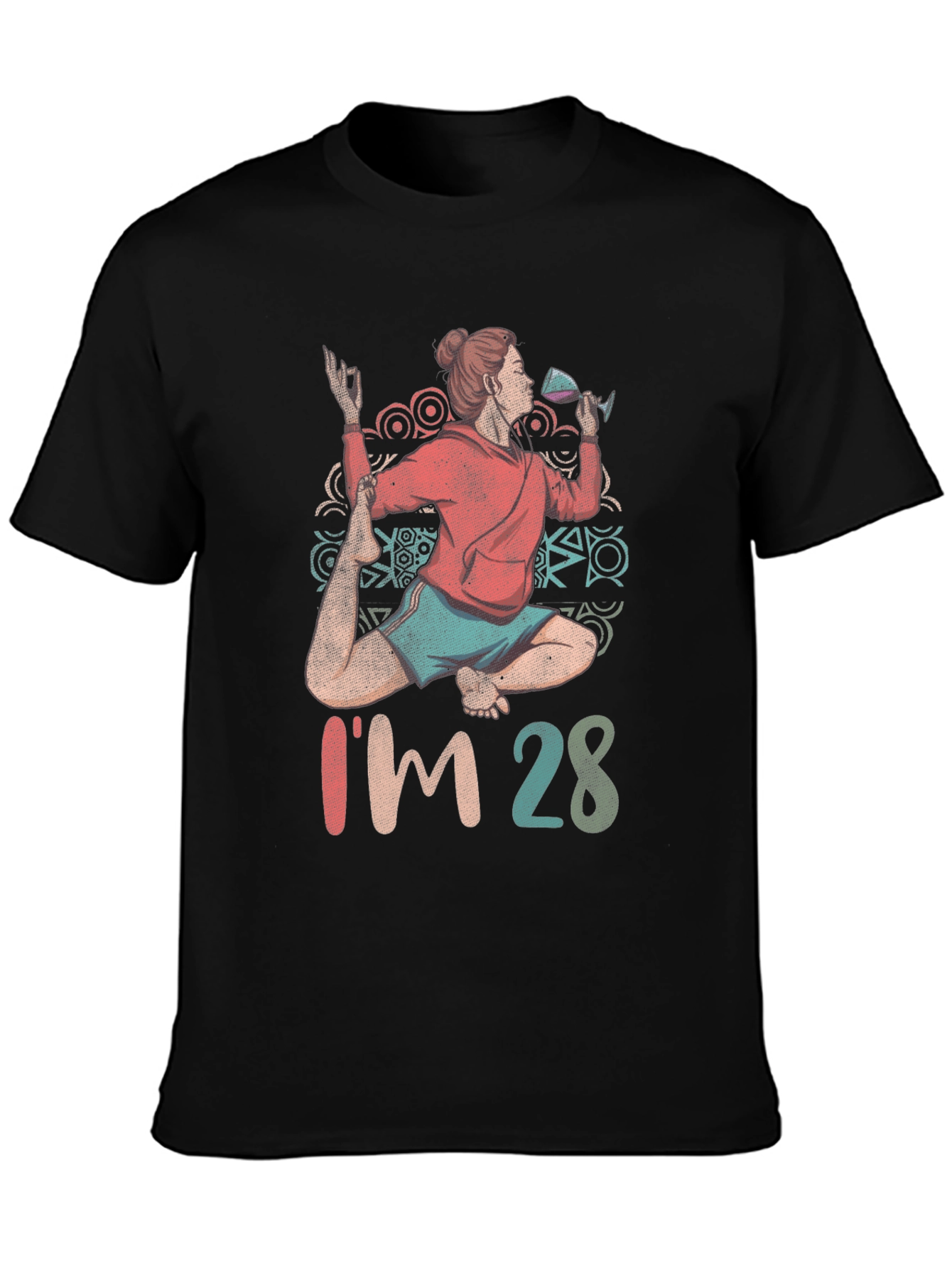 Yoga & Wine T-Shirt - Im 28 Graphic Tee