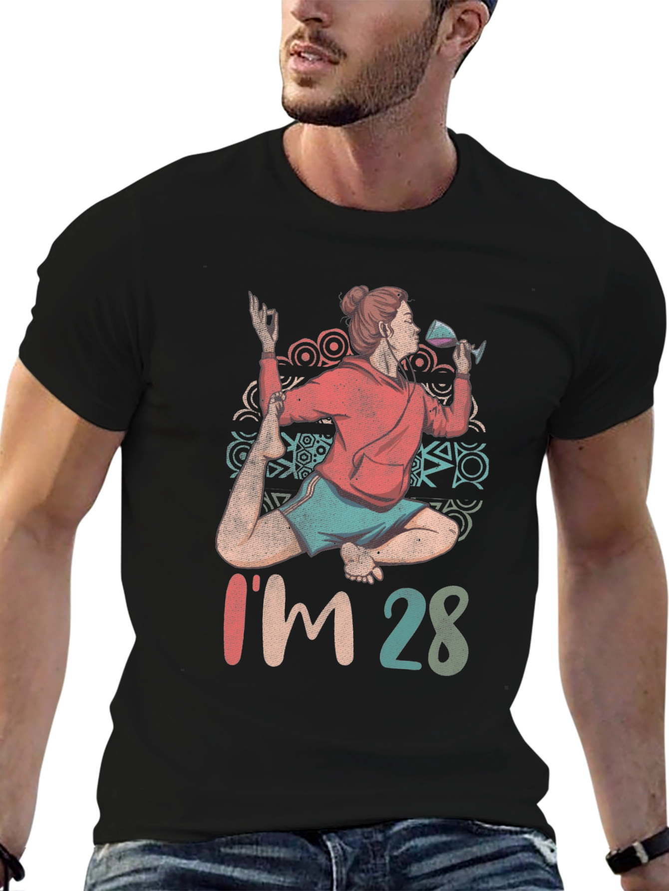 Yoga & Wine T-Shirt - Im 28 Graphic Tee