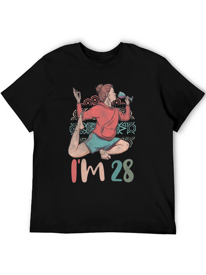 Yoga & Wine T-Shirt - Im 28 Graphic Tee