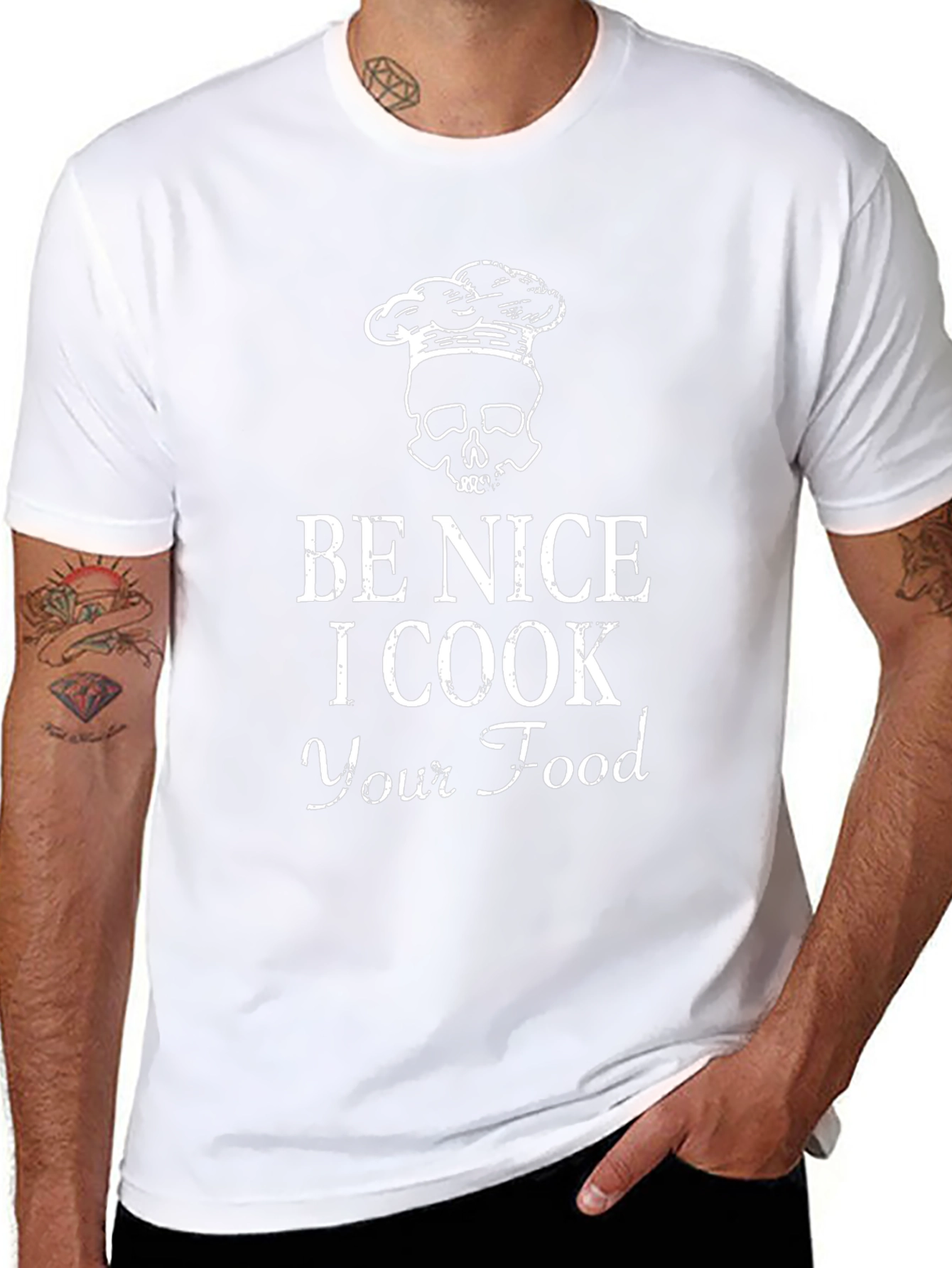 Be Nice I Cook Your Food Graphic Tee