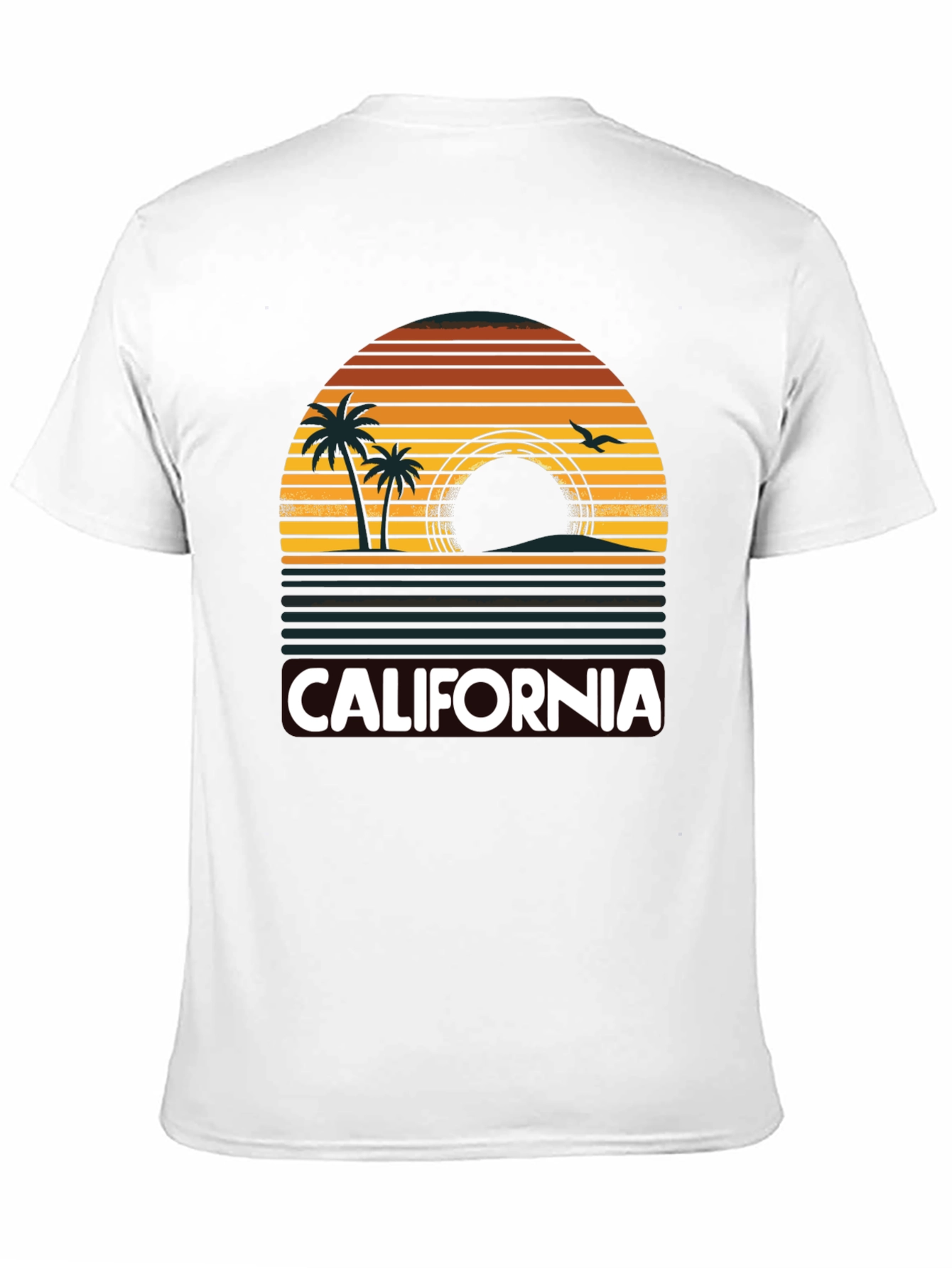 California Sunset Palm Tree T-Shirt