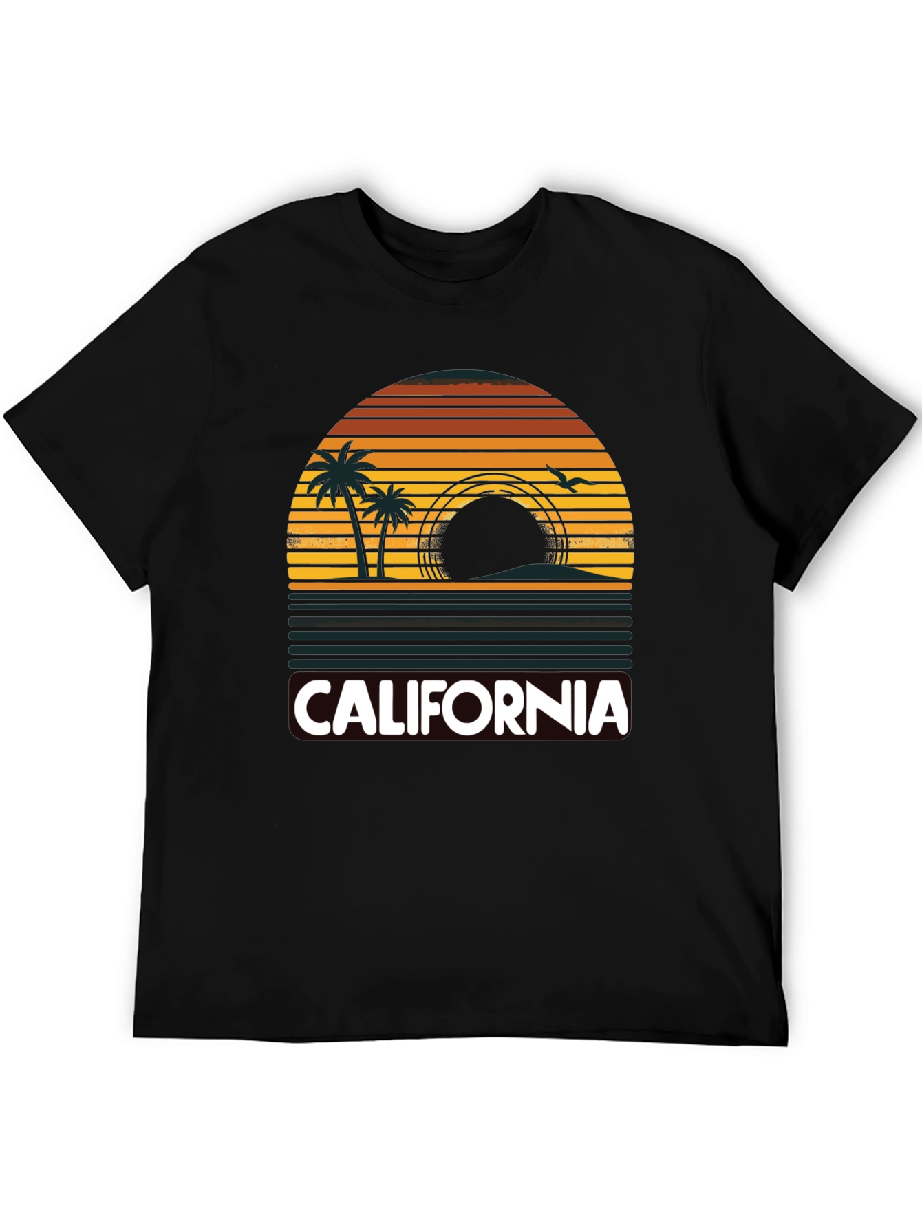 California Sunset Palm Tree T-Shirt