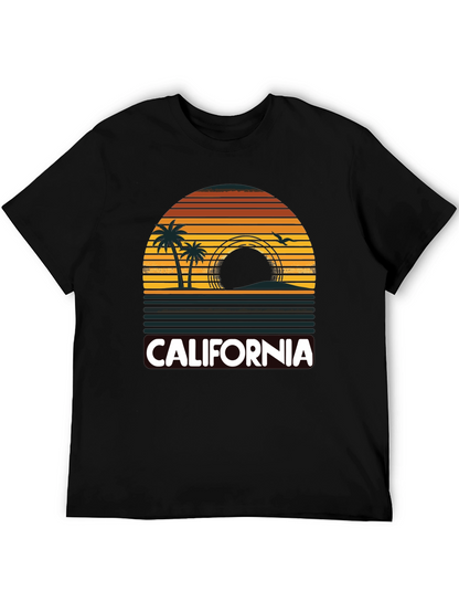 California Sunset Palm Tree T-Shirt