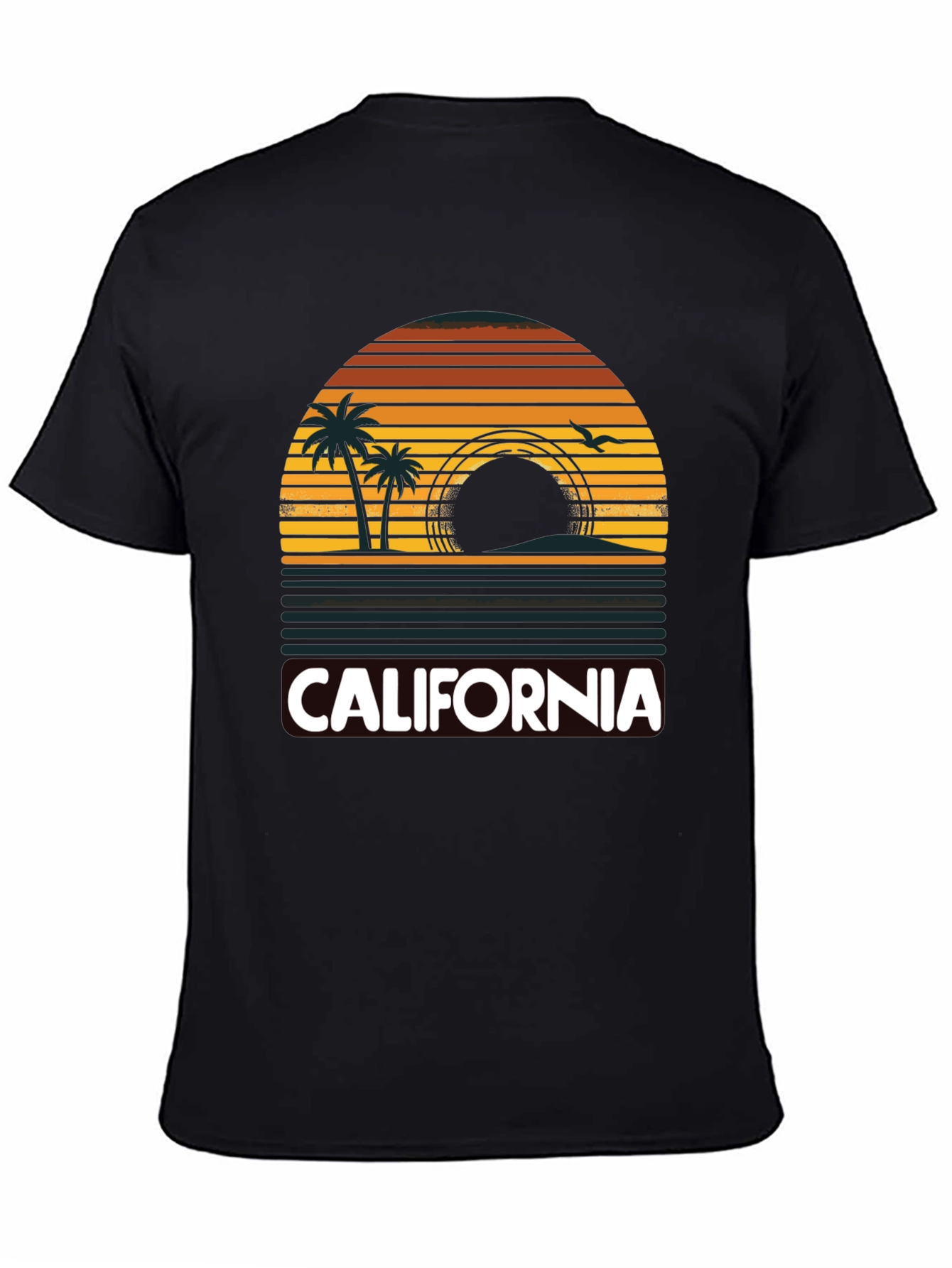 California Sunset Palm Tree T-Shirt