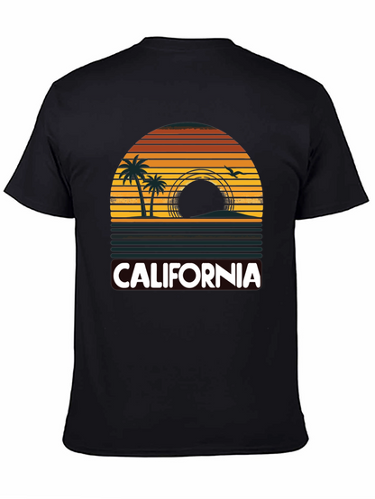 California Sunset Palm Tree T-Shirt