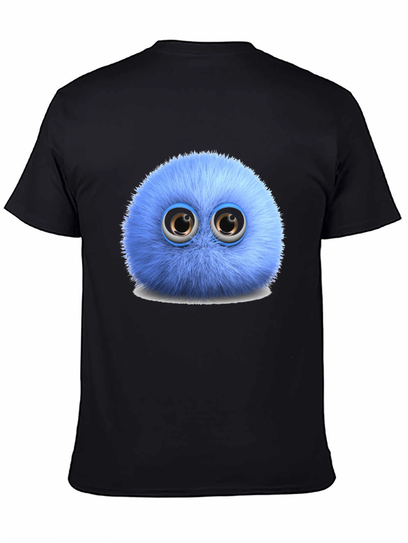 Fuzzy Blue Monster Graphic Tee