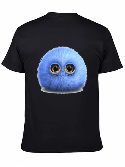 Fuzzy Blue Monster Graphic Tee