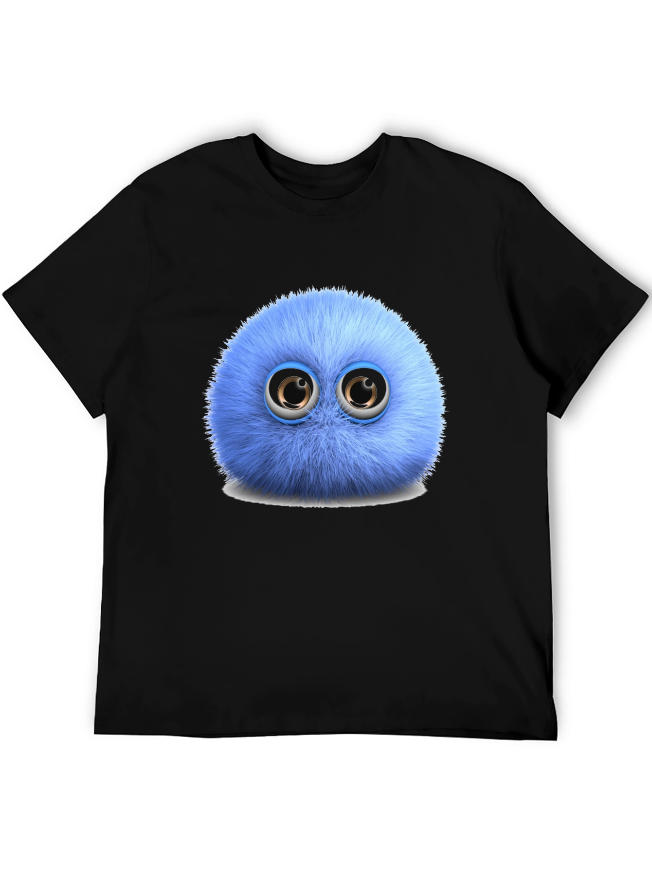 Fuzzy Blue Monster Graphic Tee