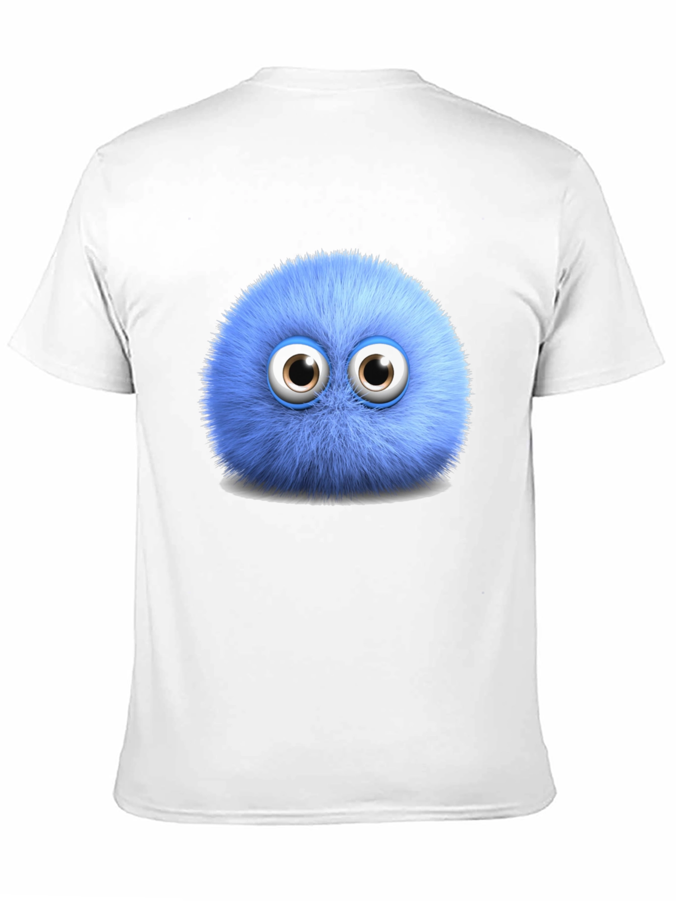 Fuzzy Blue Monster Graphic Tee