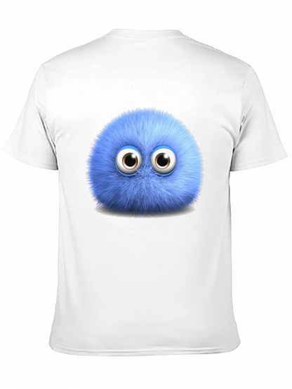Fuzzy Blue Monster Graphic Tee