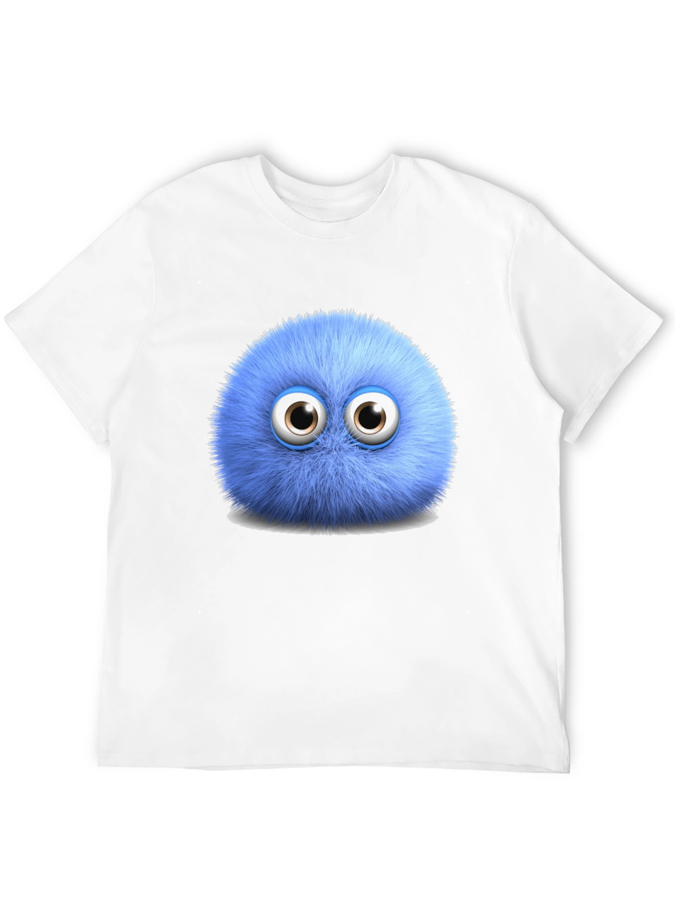 Fuzzy Blue Monster Graphic Tee