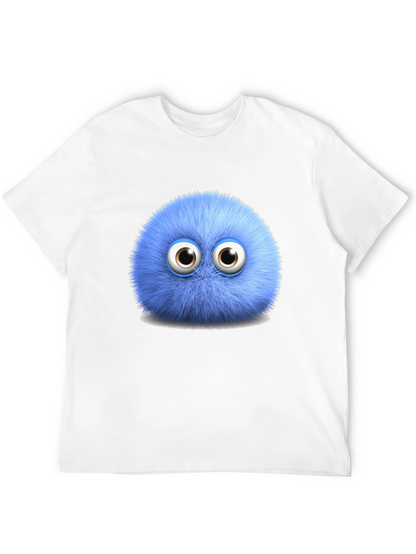 Fuzzy Blue Monster Graphic Tee