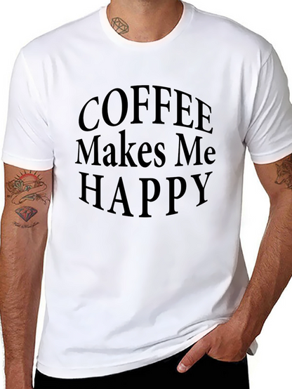 Coffee Makes Me Happy Graphic Tee