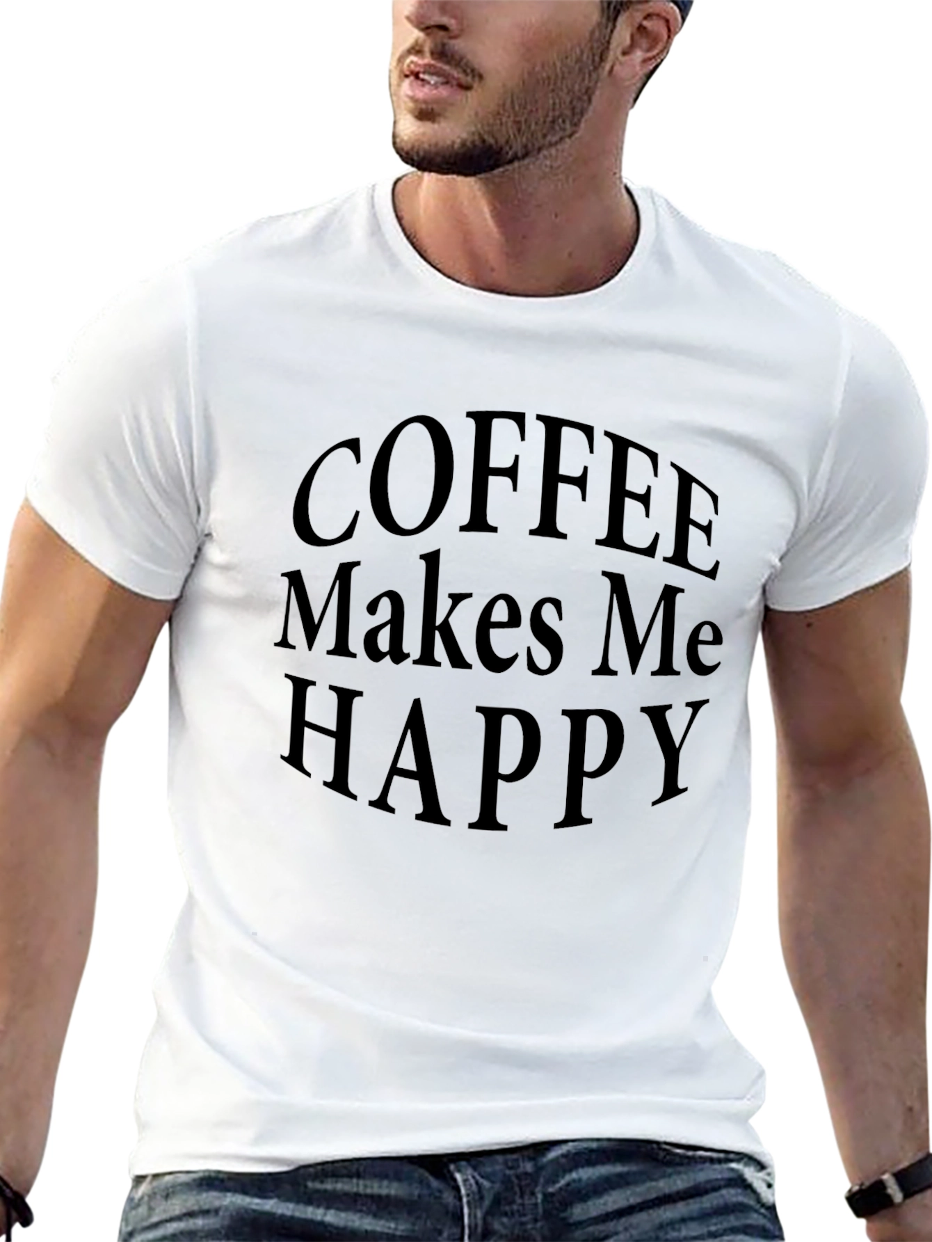 Coffee Makes Me Happy Graphic Tee