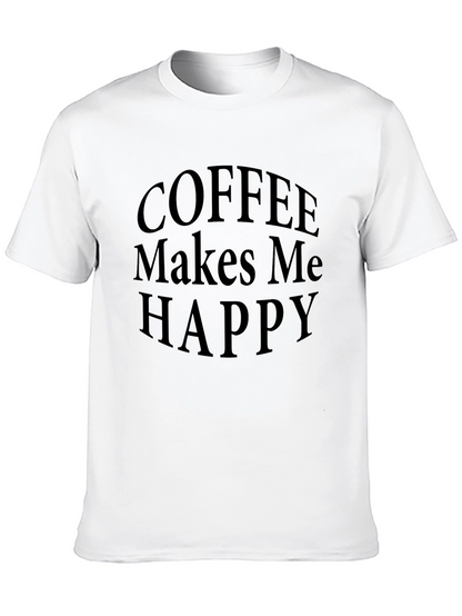 Coffee Makes Me Happy Graphic Tee