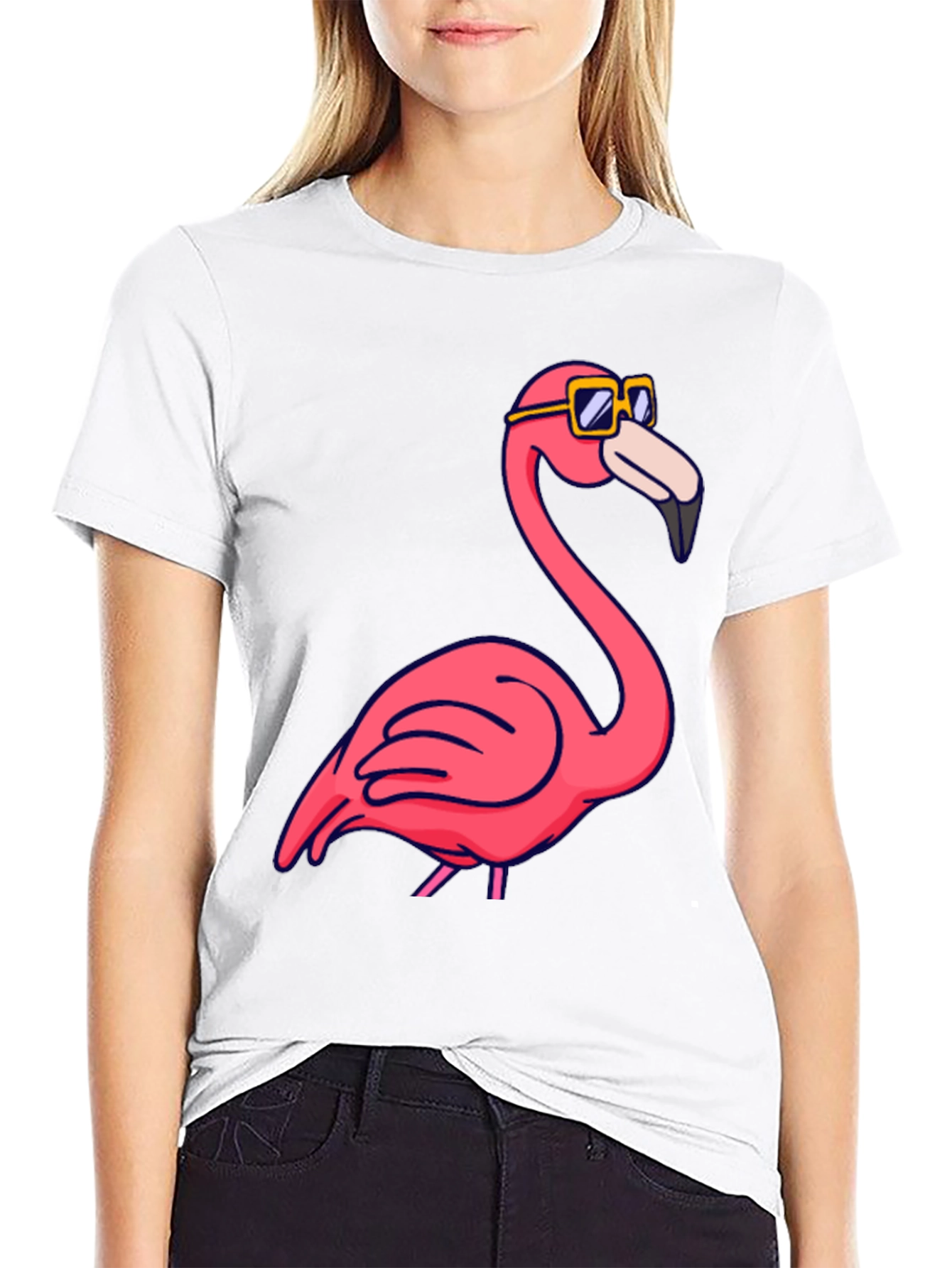 Cool Flamingo Graphic Tee
