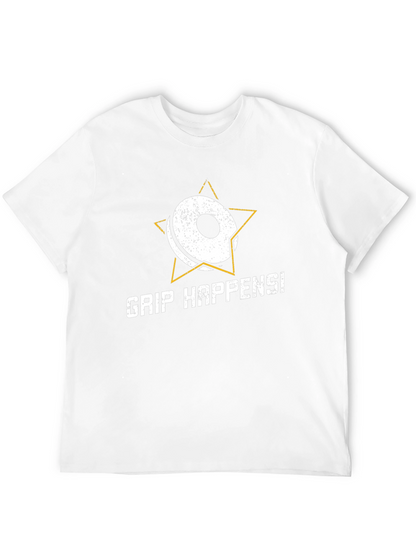 Grip Happens Weightlifting T-Shirt - Gym Workout Apparel