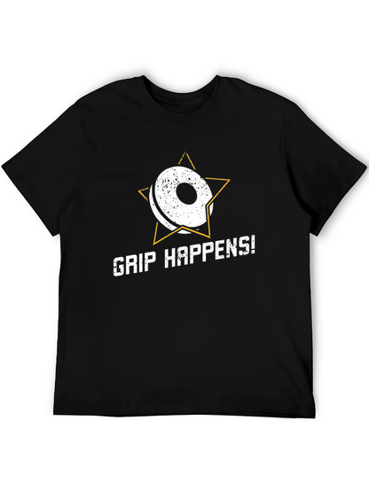Grip Happens Weightlifting T-Shirt - Gym Workout Apparel