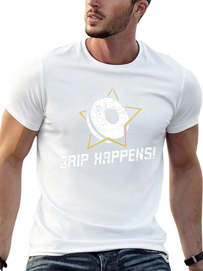 Grip Happens Weightlifting T-Shirt - Gym Workout Apparel