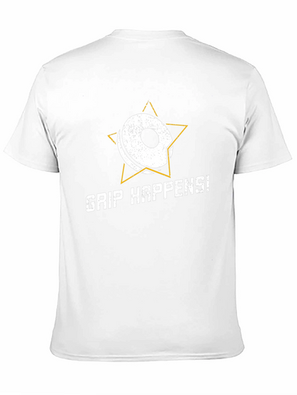 Grip Happens Weightlifting T-Shirt - Gym Workout Apparel