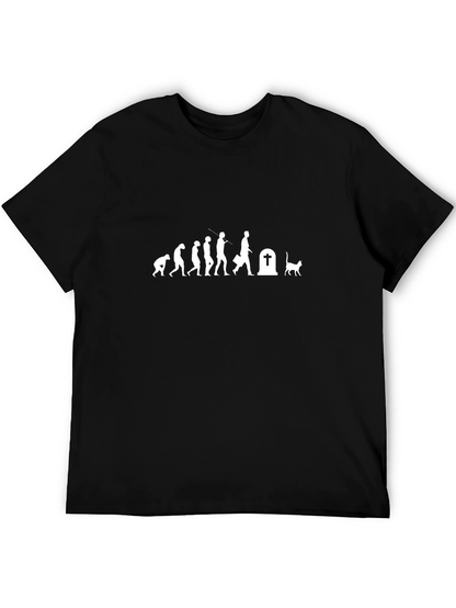 Evolution of a Cat Lover T-Shirt