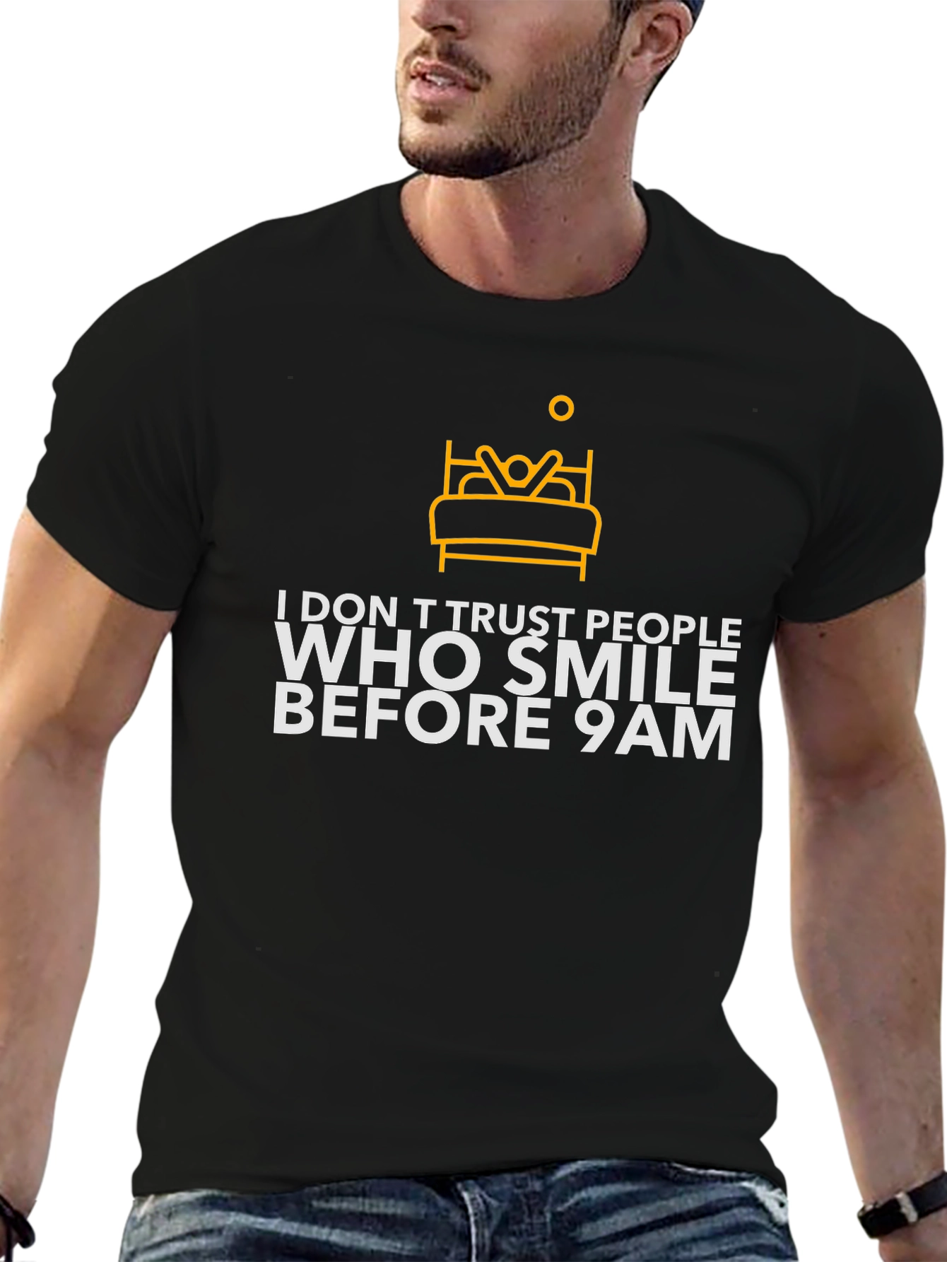 Funny I Dont Trust People Graphic Tee