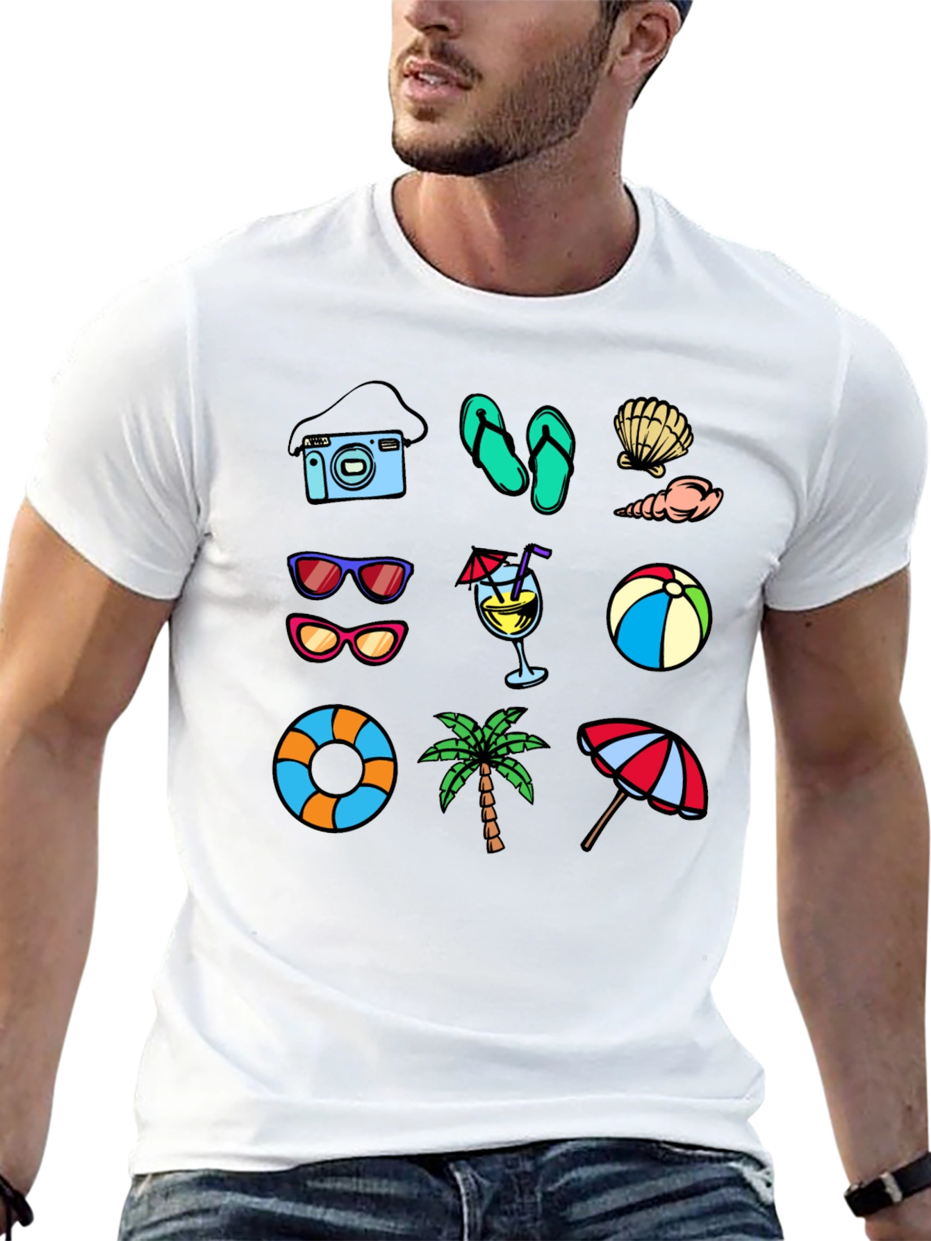 Summer Vacation T-Shirt - Beach Vibes