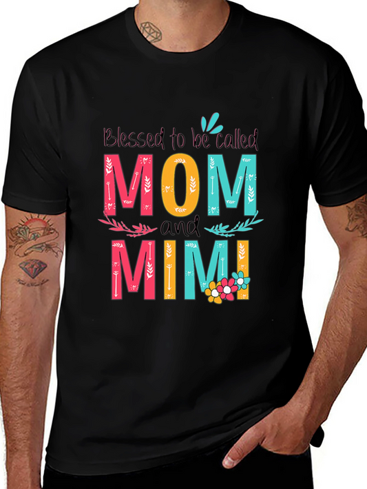Blessed Mom and Mimi Graphic Tee - Unisex