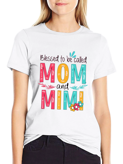 Blessed Mom and Mimi Graphic Tee - Unisex