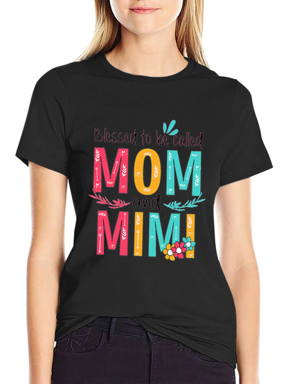 Blessed Mom and Mimi Graphic Tee - Unisex