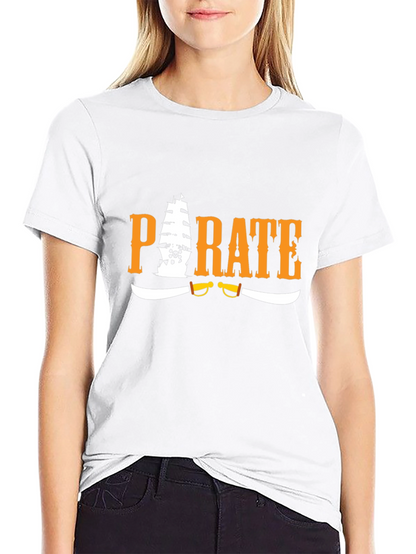 Pirate Graphic T-Shirt - Black Cotton Tee