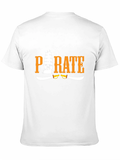 Pirate Graphic T-Shirt - Black Cotton Tee