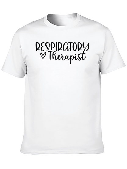 Respiratory Therapist Heart T-Shirt Medical Tee