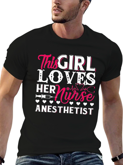 Nurse Anesthetist Girl Lover T-Shirt