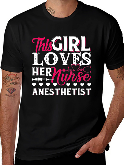 Nurse Anesthetist Girl Lover T-Shirt