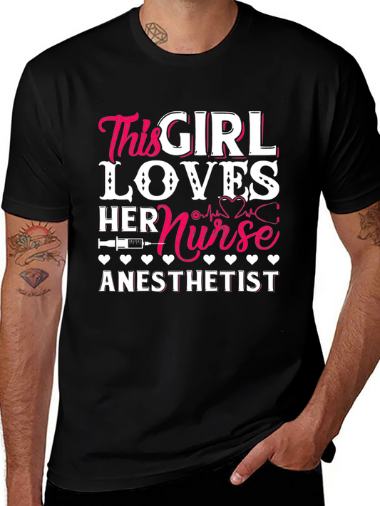 Nurse Anesthetist Girl Lover T-Shirt