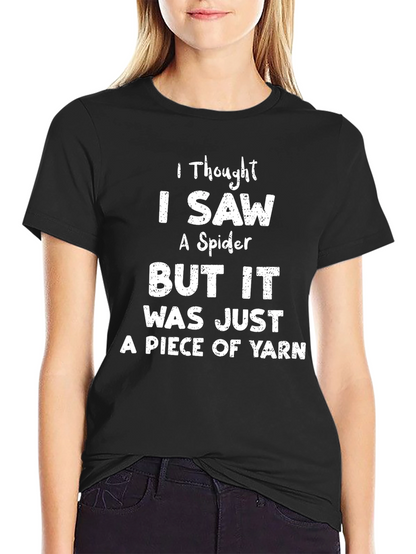 Funny Spider Yarn T-Shirt