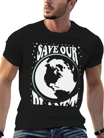 Save Our Planet Graphic Tee - Black