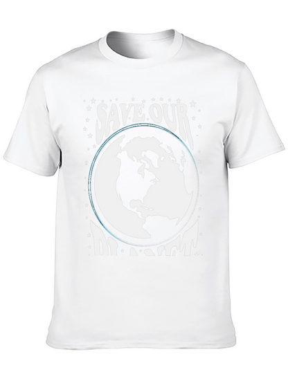 Save Our Planet Graphic Tee - Black