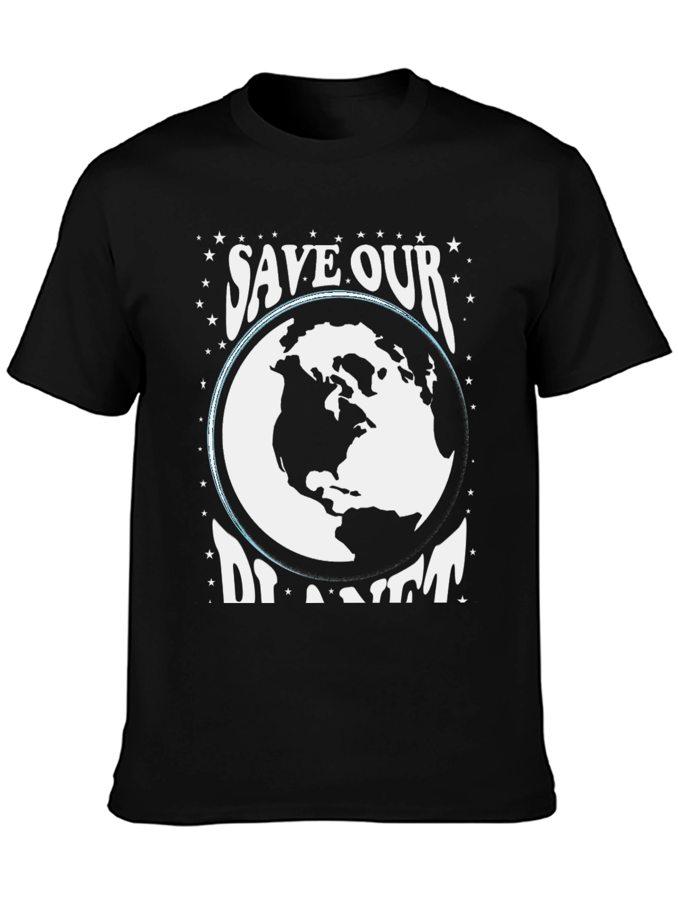Save Our Planet Graphic Tee - Black