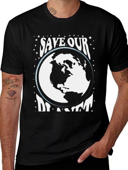 Save Our Planet Graphic Tee - Black