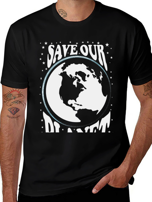 Save Our Planet Graphic Tee - Black