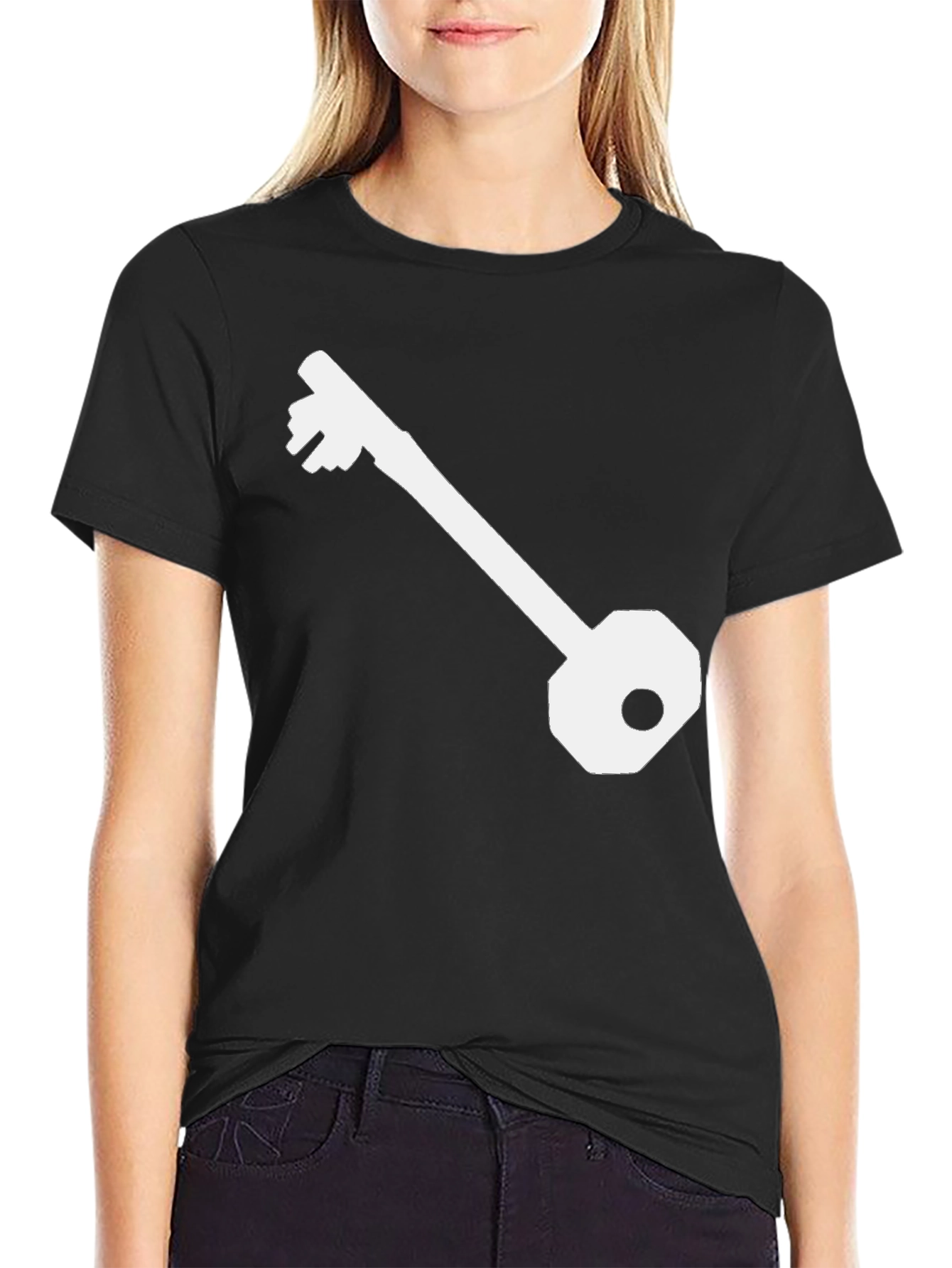 Key Graphic Black T-Shirt