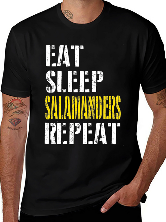 Eat Sleep Salamanders Repeat T-Shirt
