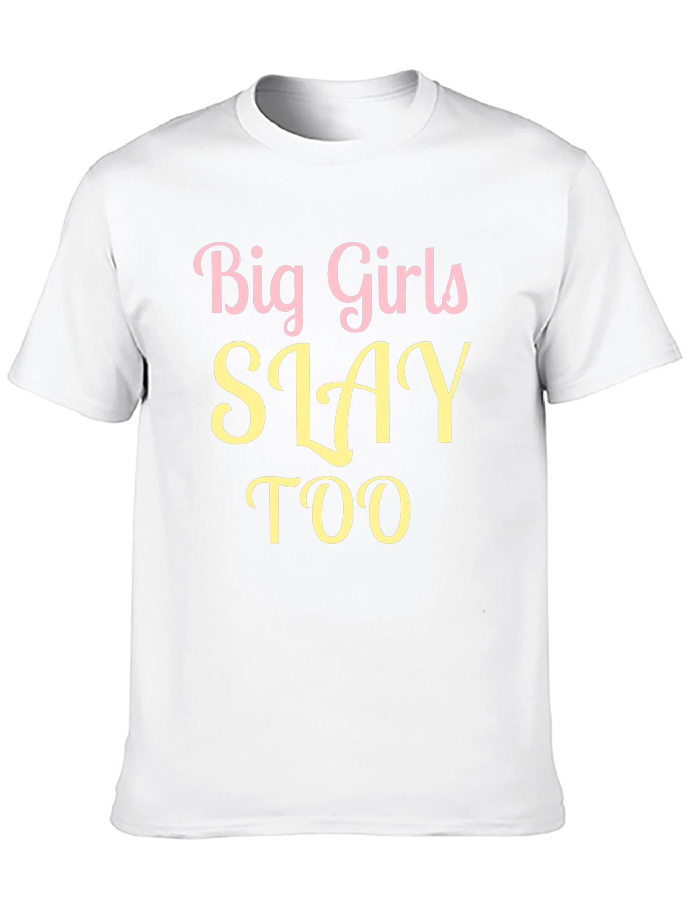 Big Girls Slay Too Graphic Tee - Black