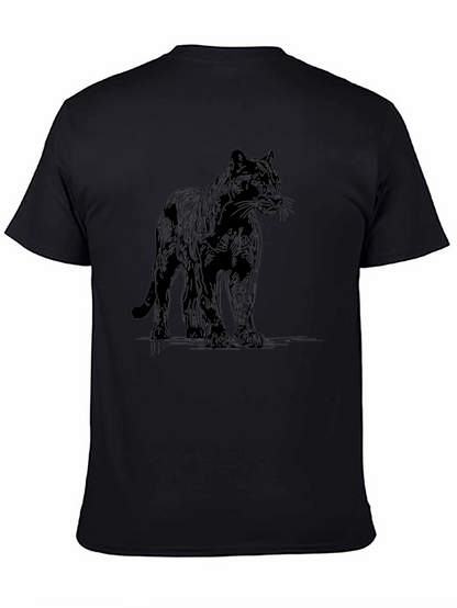Black Panther Graphic Tee - Mens Casual Fashion